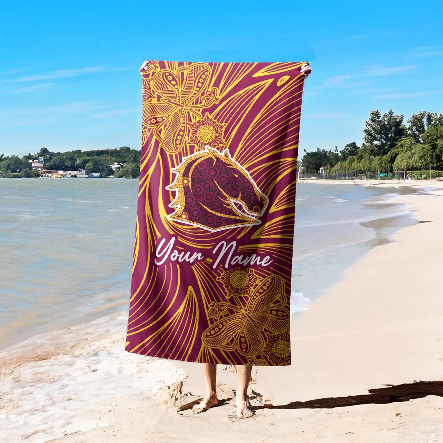 BRI Personalized Custom Pool Travel Beach and Bath Towels 9