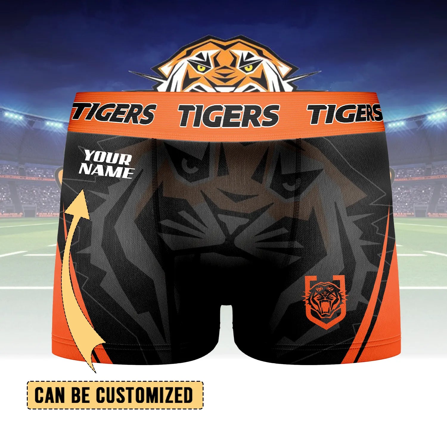 WST Personalized Custom Boxer Briefs Men’s Underwear