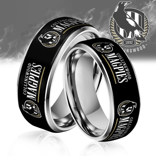 AFL Silver Tungsten Rings Gift For Fans 6