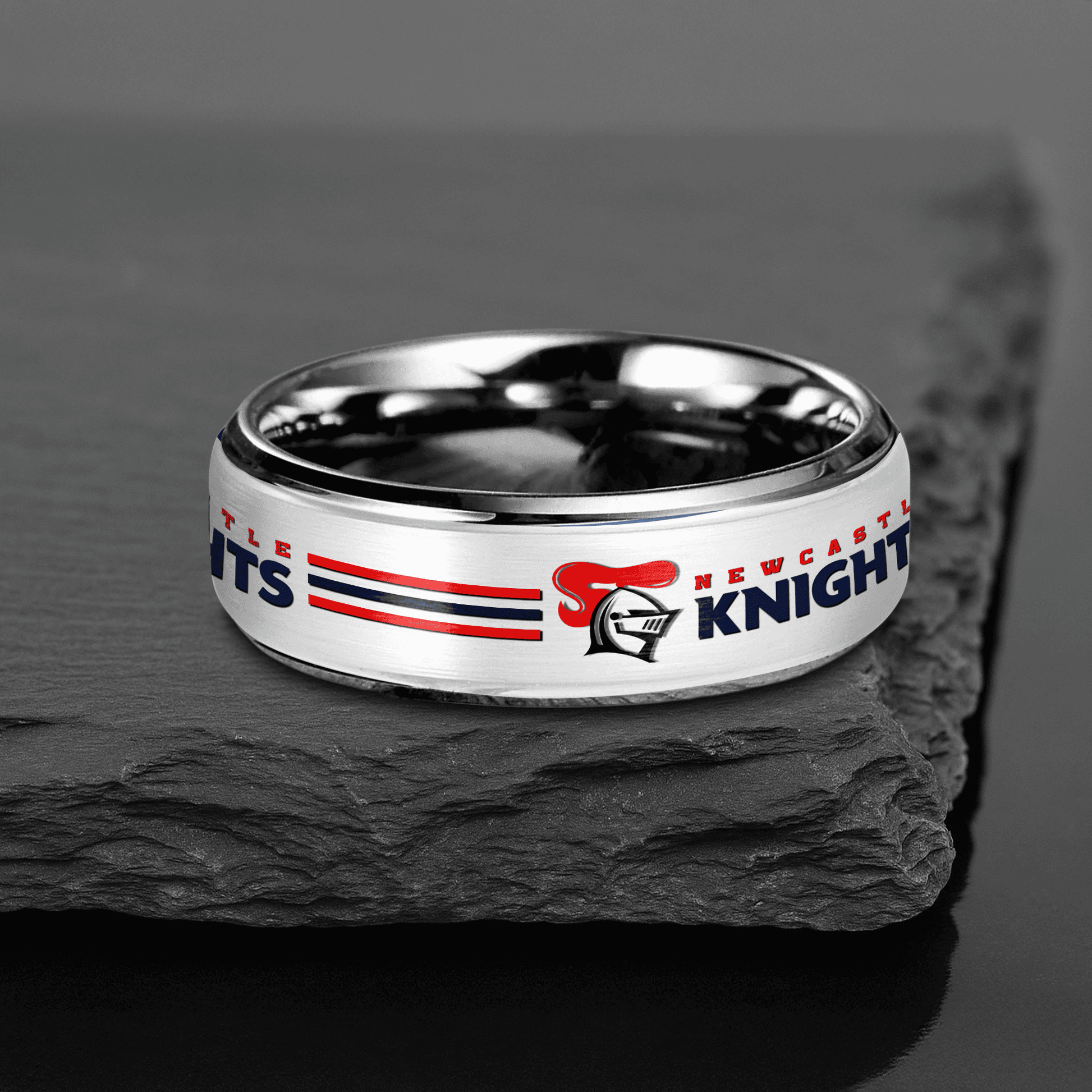 NRL Silver Tungsten Rings Gift For Fans 5