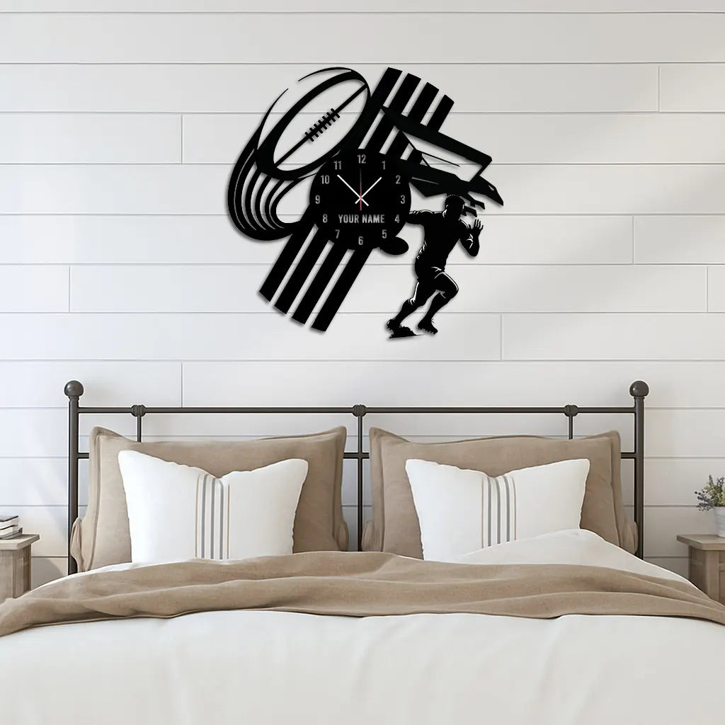 ADE Personalized Custom Vinyl Clock With Led For Home