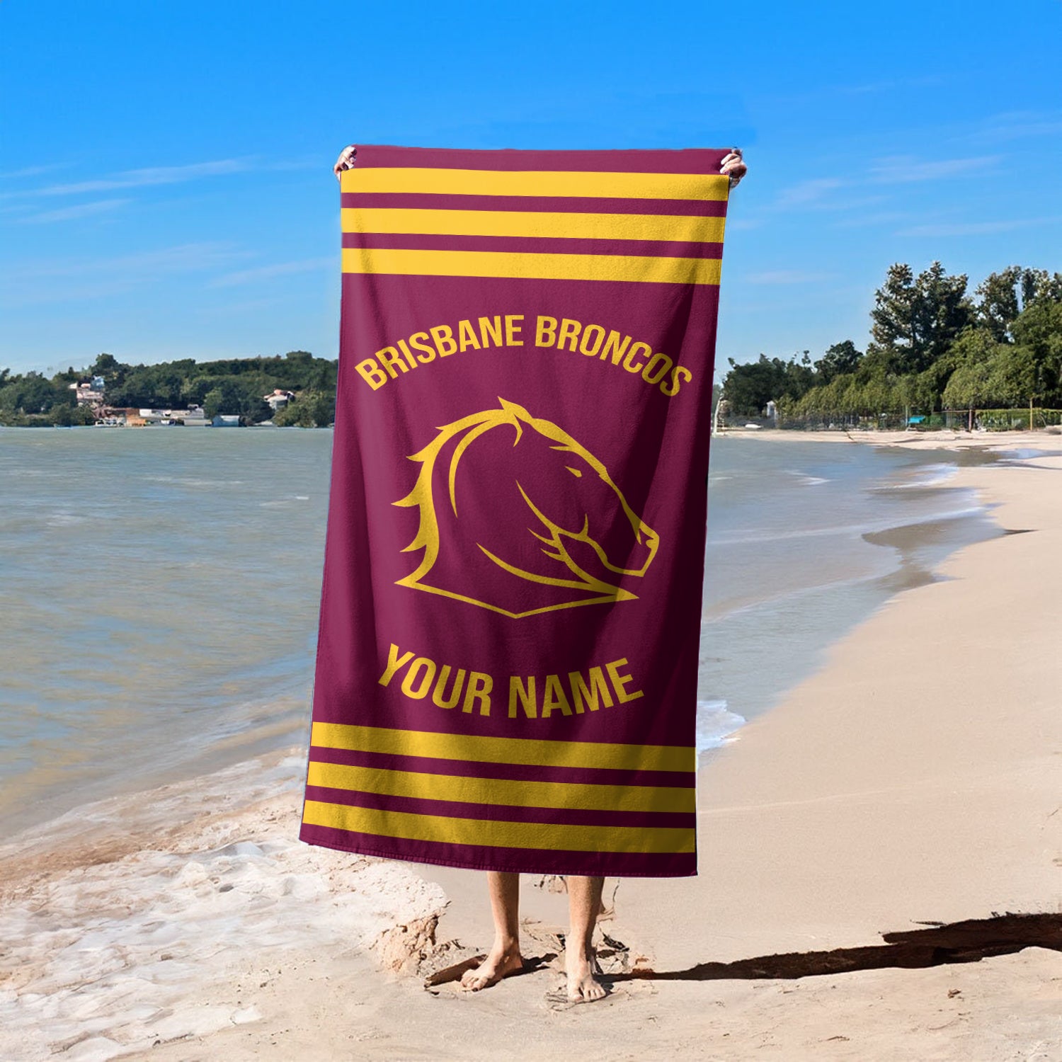 BRI Personalized Custom Pool Travel Beach and Bath Towels 6