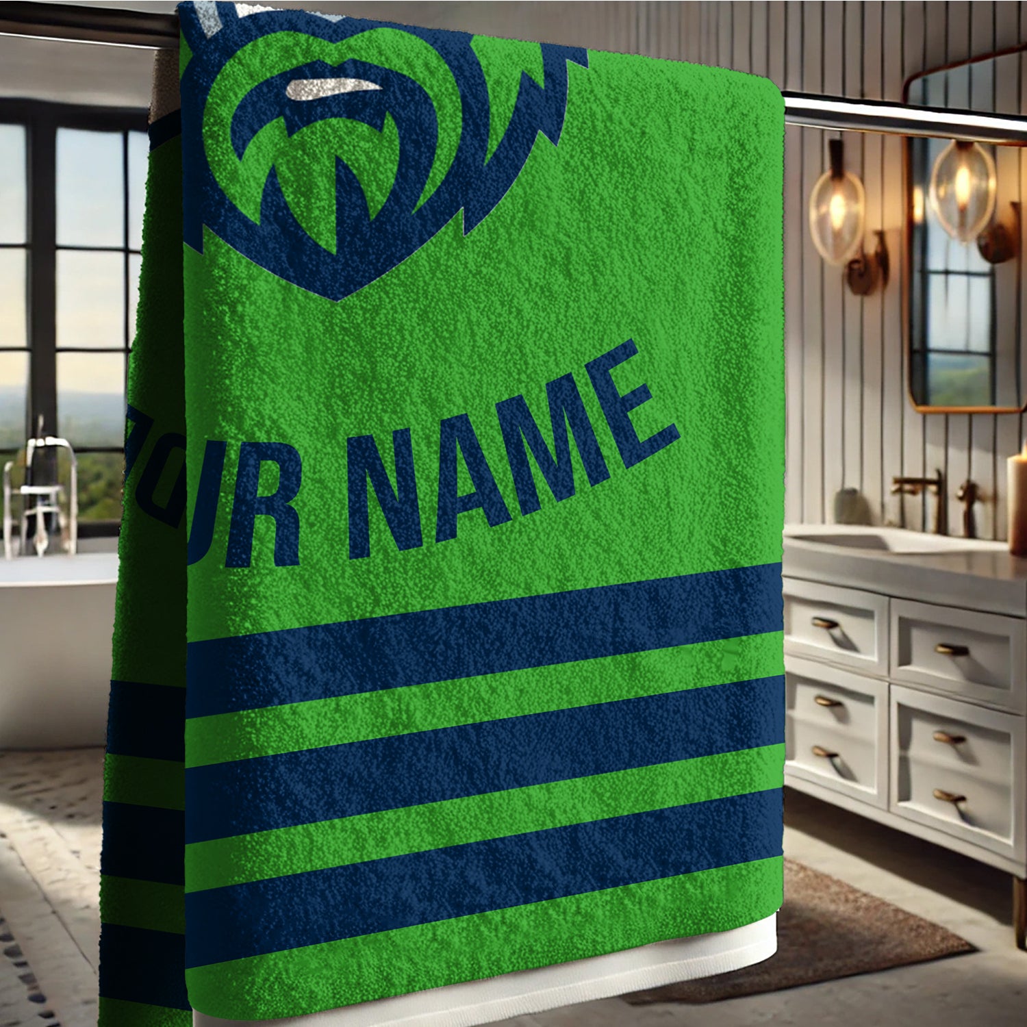 CAN Personalized Custom Pool Travel Beach and Bath Towels 6