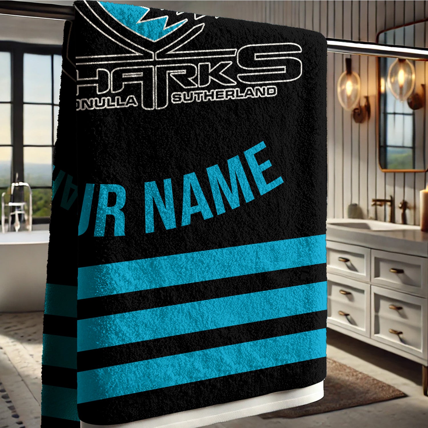 CRO Personalized Custom Pool Travel Beach and Bath Towels 6