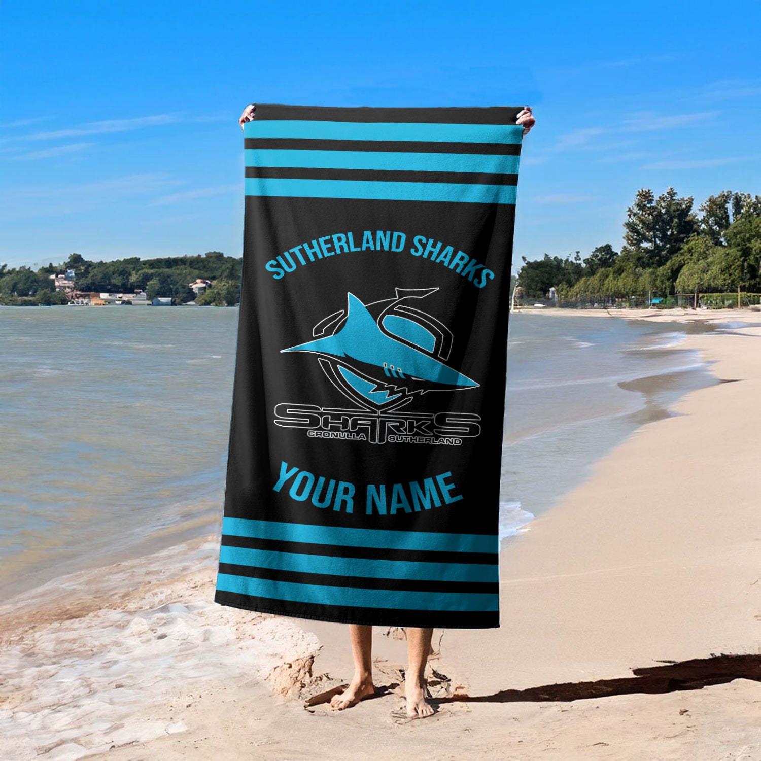 CRO Personalized Custom Pool Travel Beach and Bath Towels 6