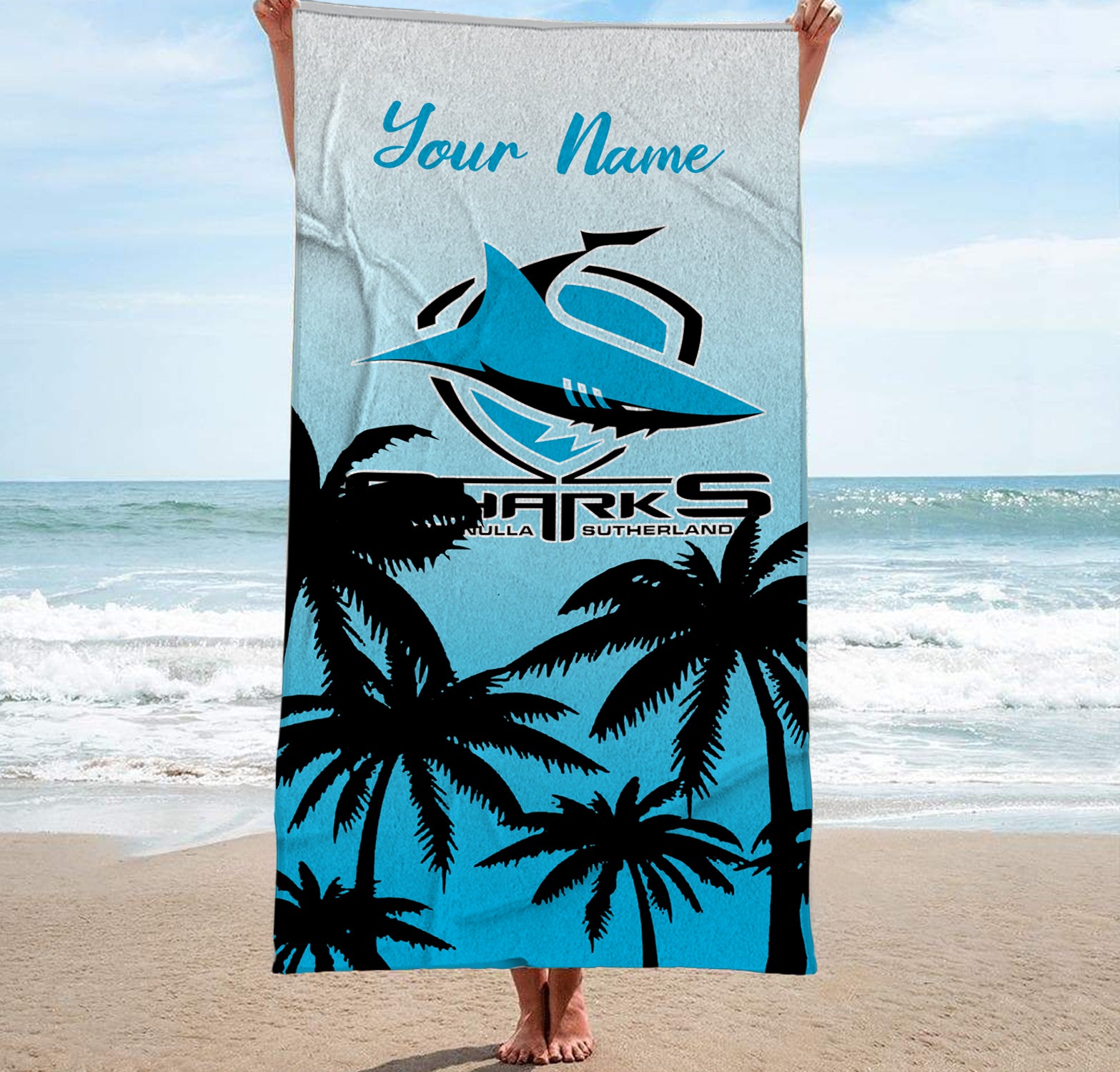 CRO Personalized Custom Pool Travel Beach and Bath Towels 5