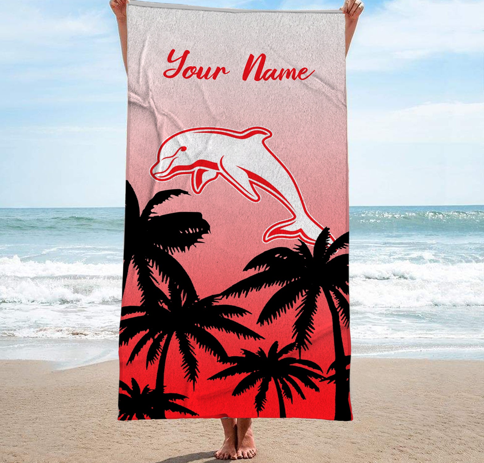 DOL Personalized Custom Pool Travel Beach and Bath Towels 5