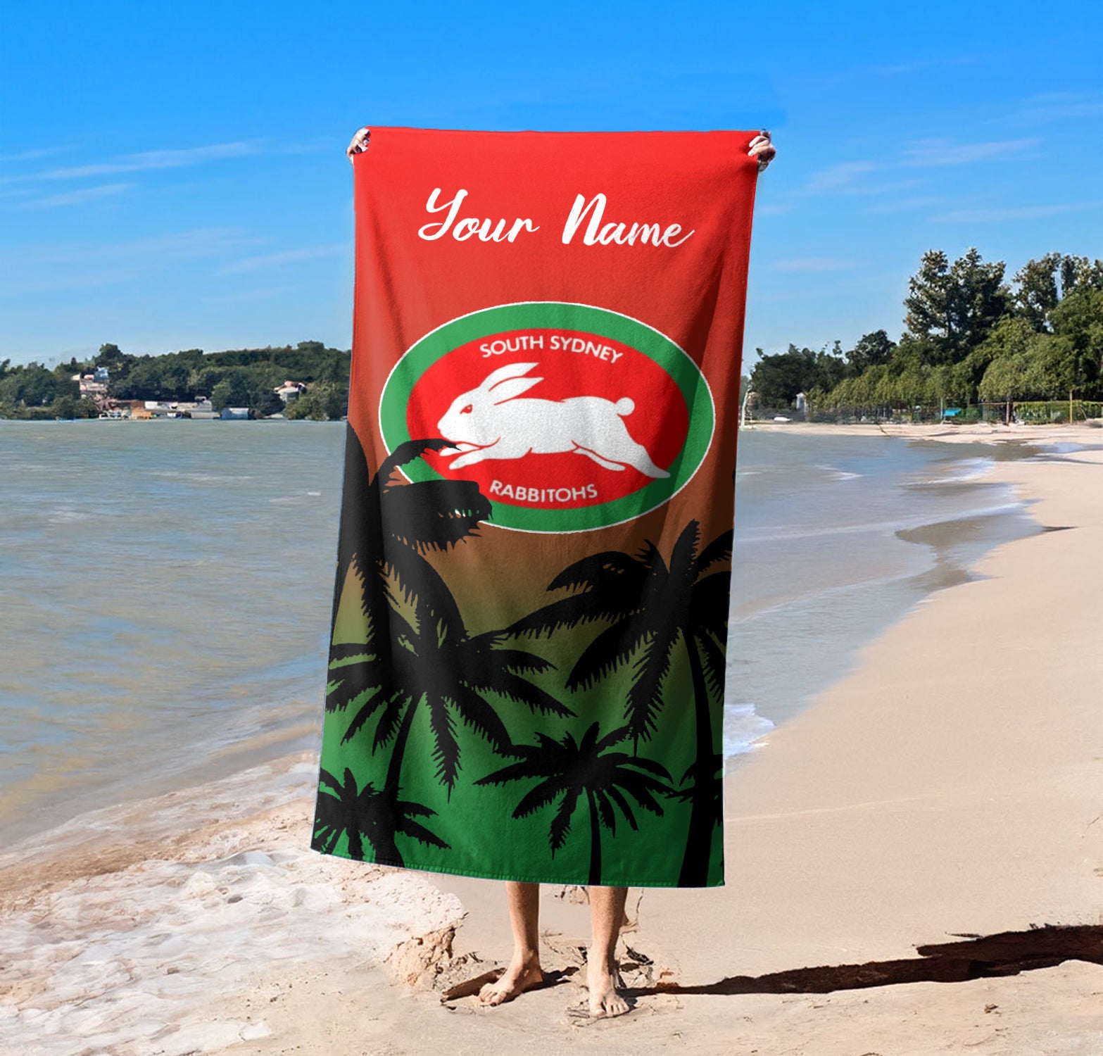 SOU Personalized Custom Pool Travel Beach and Bath Towels 5