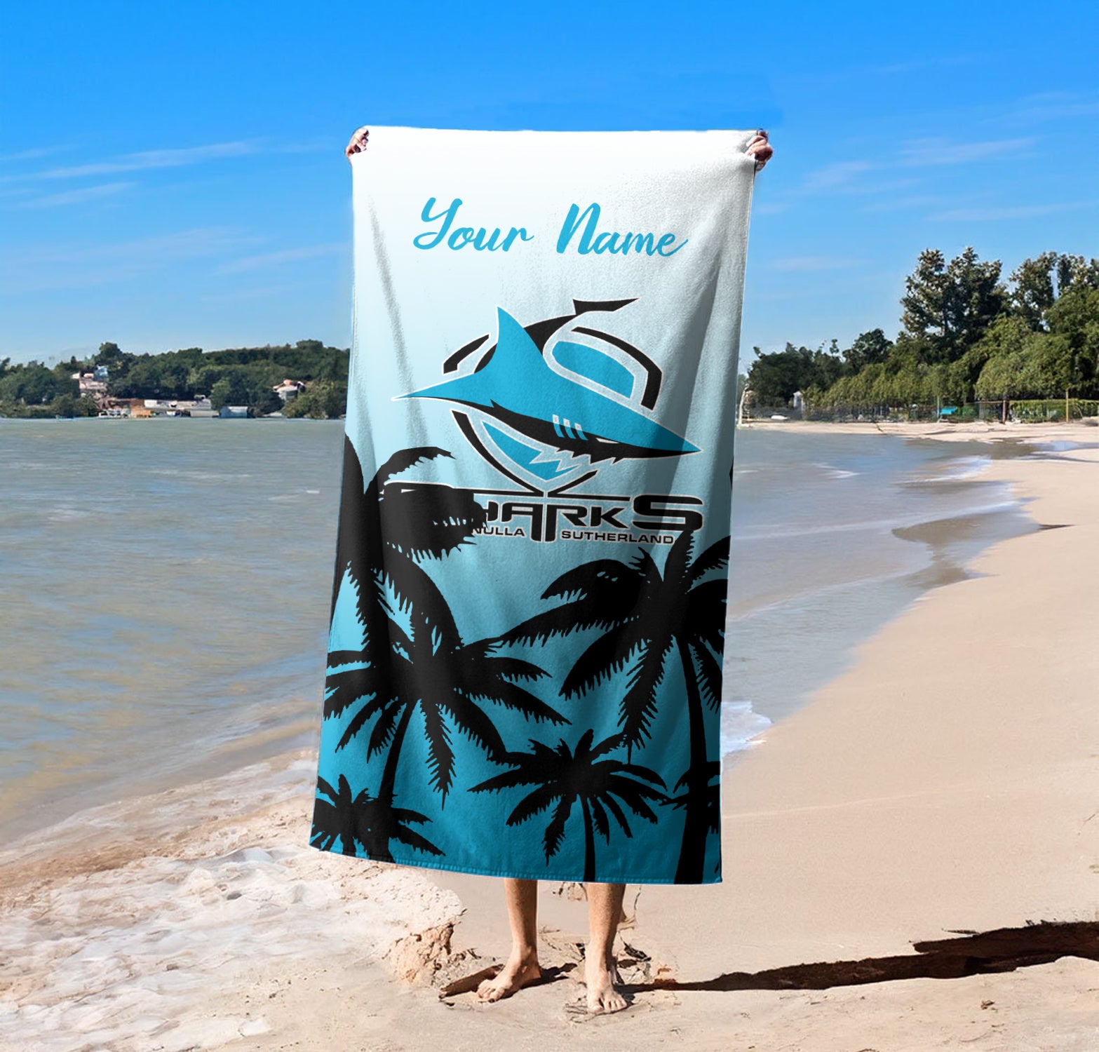 CRO Personalized Custom Pool Travel Beach and Bath Towels 5