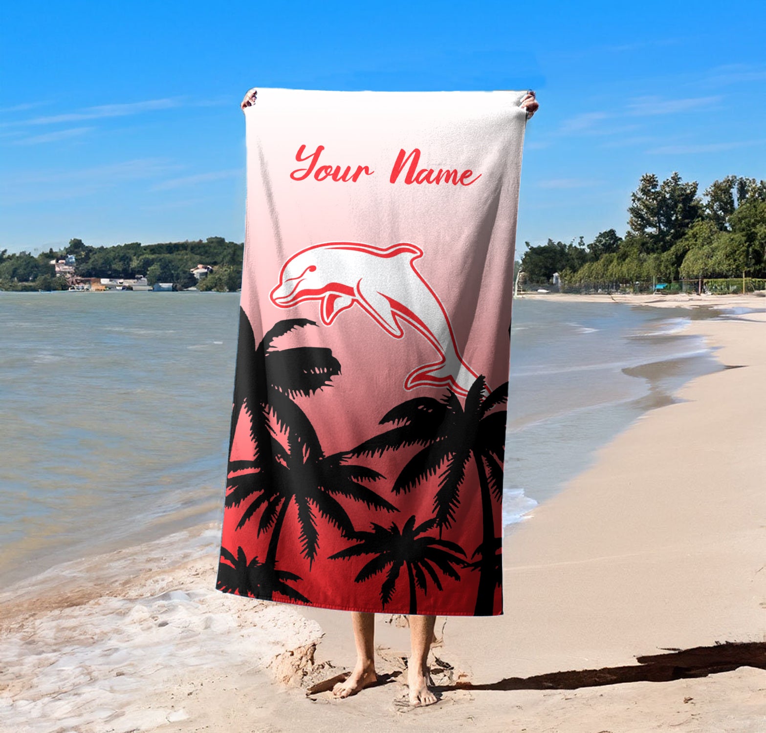 DOL Personalized Custom Pool Travel Beach and Bath Towels 5