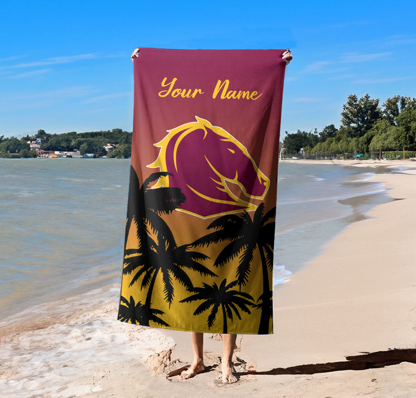 BRI Personalized Custom Pool Travel Beach and Bath Towels 5