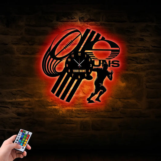 GCS Personalized Custom Vinyl Clock With Led For Home