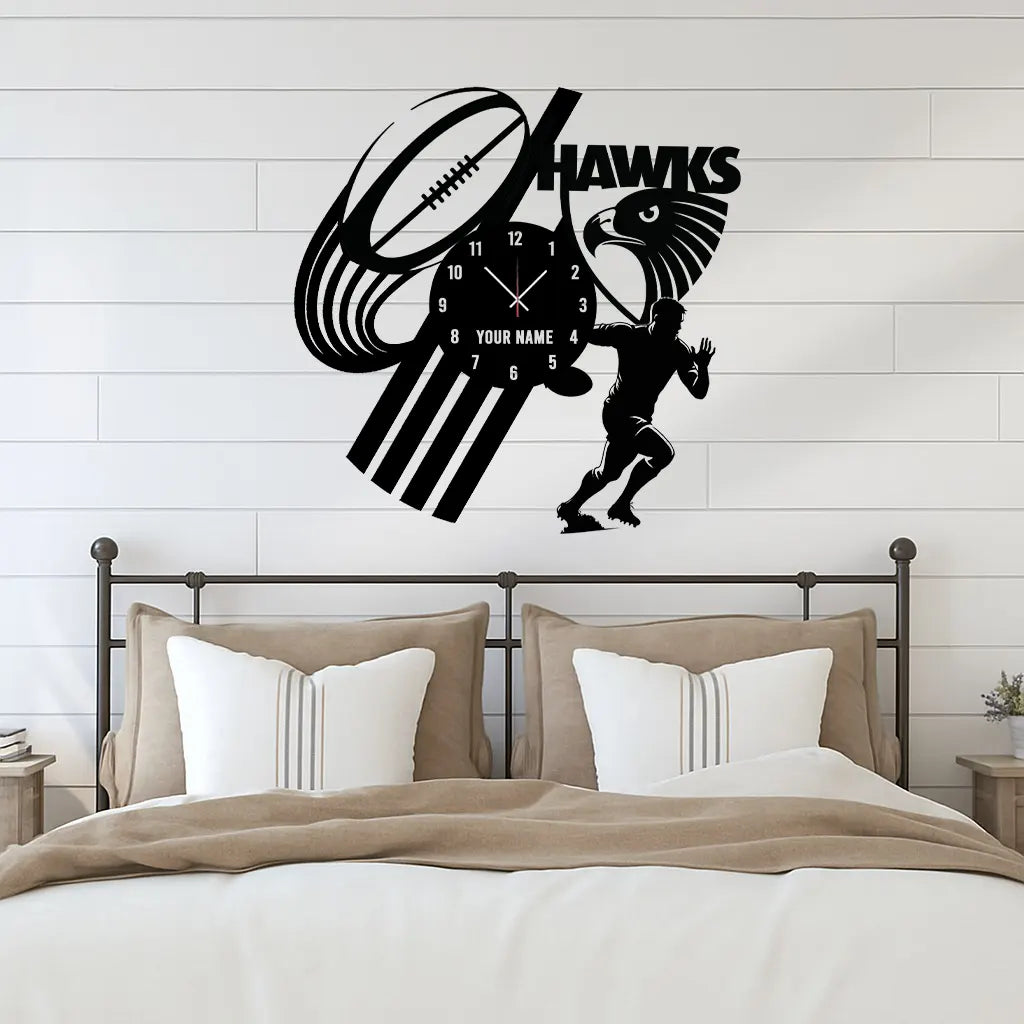 HAW Personalized Custom Vinyl Clock With Led For Home