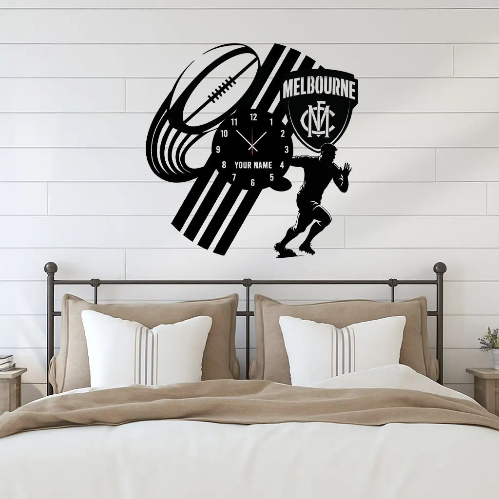 MD Personalized Custom Vinyl Clock With Led For Home