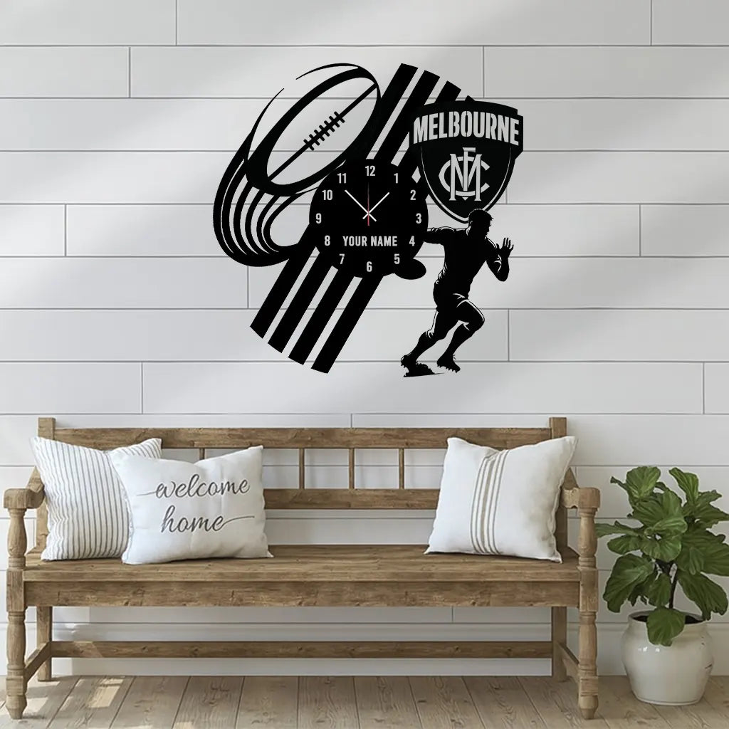 MD Personalized Custom Vinyl Clock With Led For Home