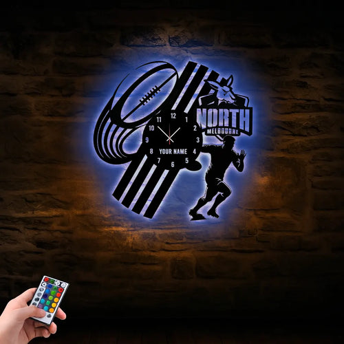 NTH Personalized Custom Vinyl Clock With Led For Home