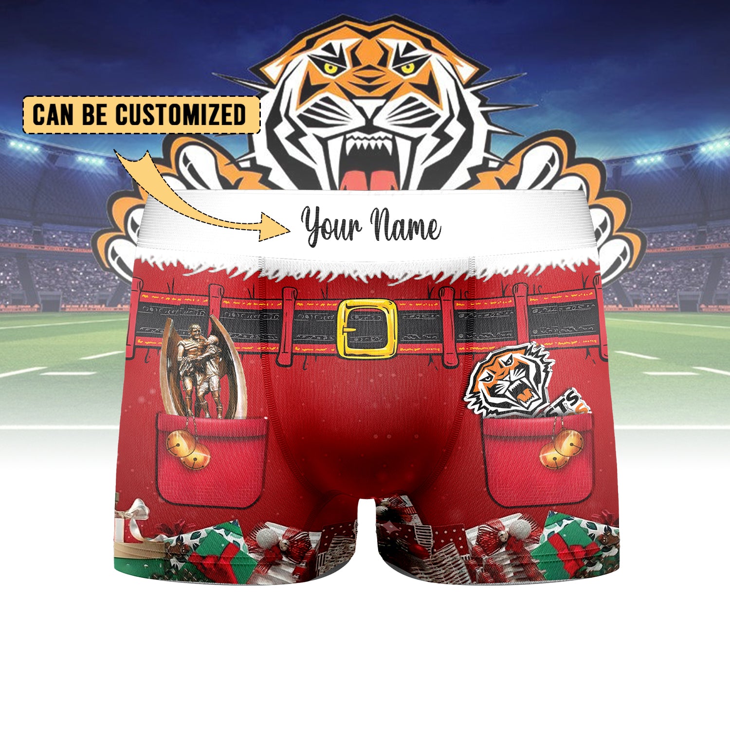 WST Personalized Custom Boxer Briefs Men’s Underwear 4