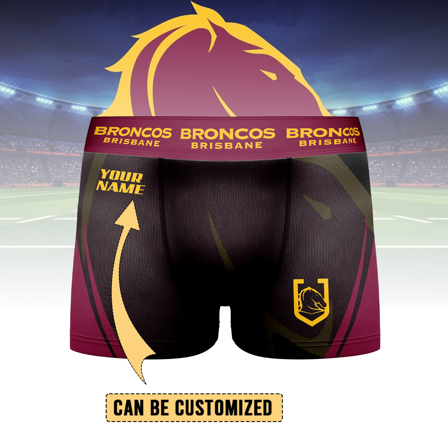 BRI Personalized Custom Boxer Briefs Men’s Underwear