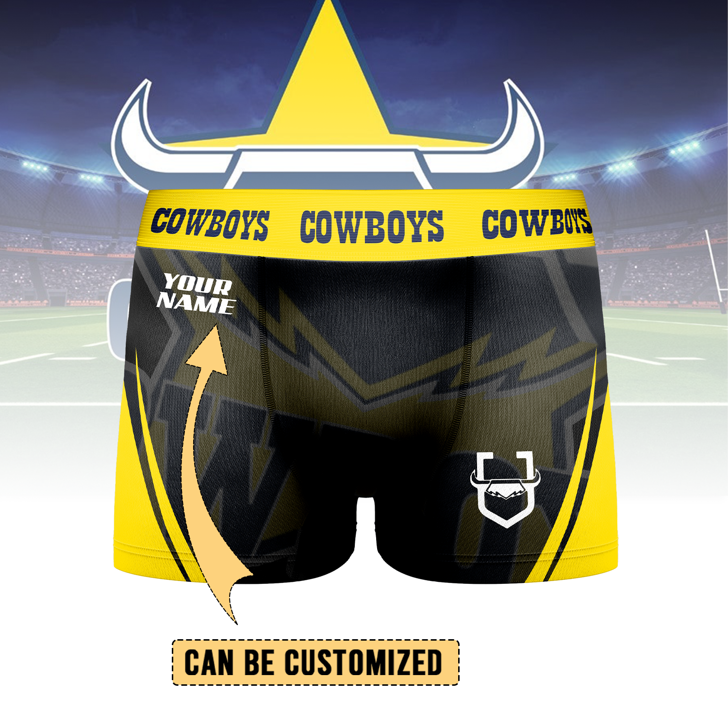 NQL Personalized Custom Boxer Briefs Men’s Underwear