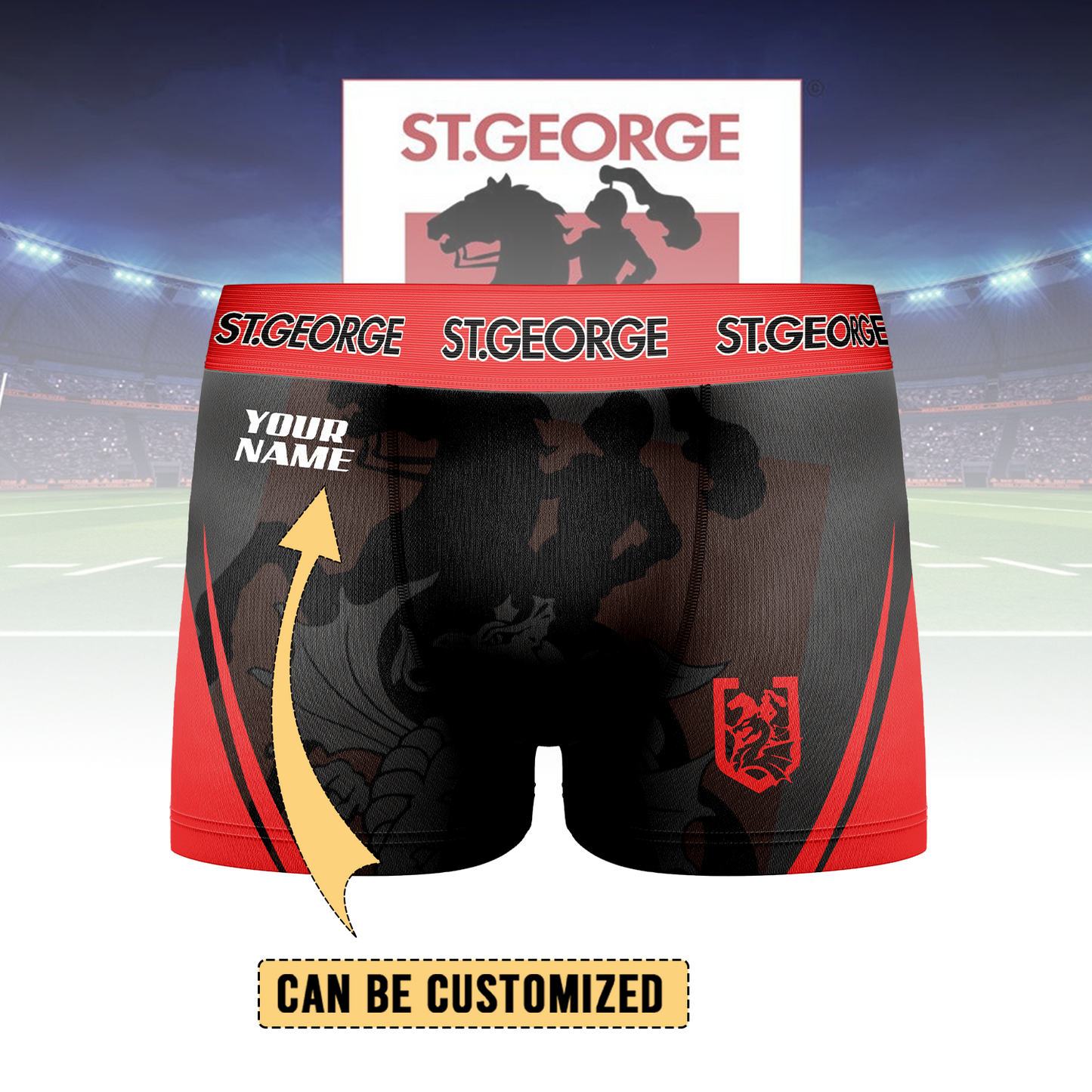 STG Personalized Custom Boxer Briefs Men’s Underwear