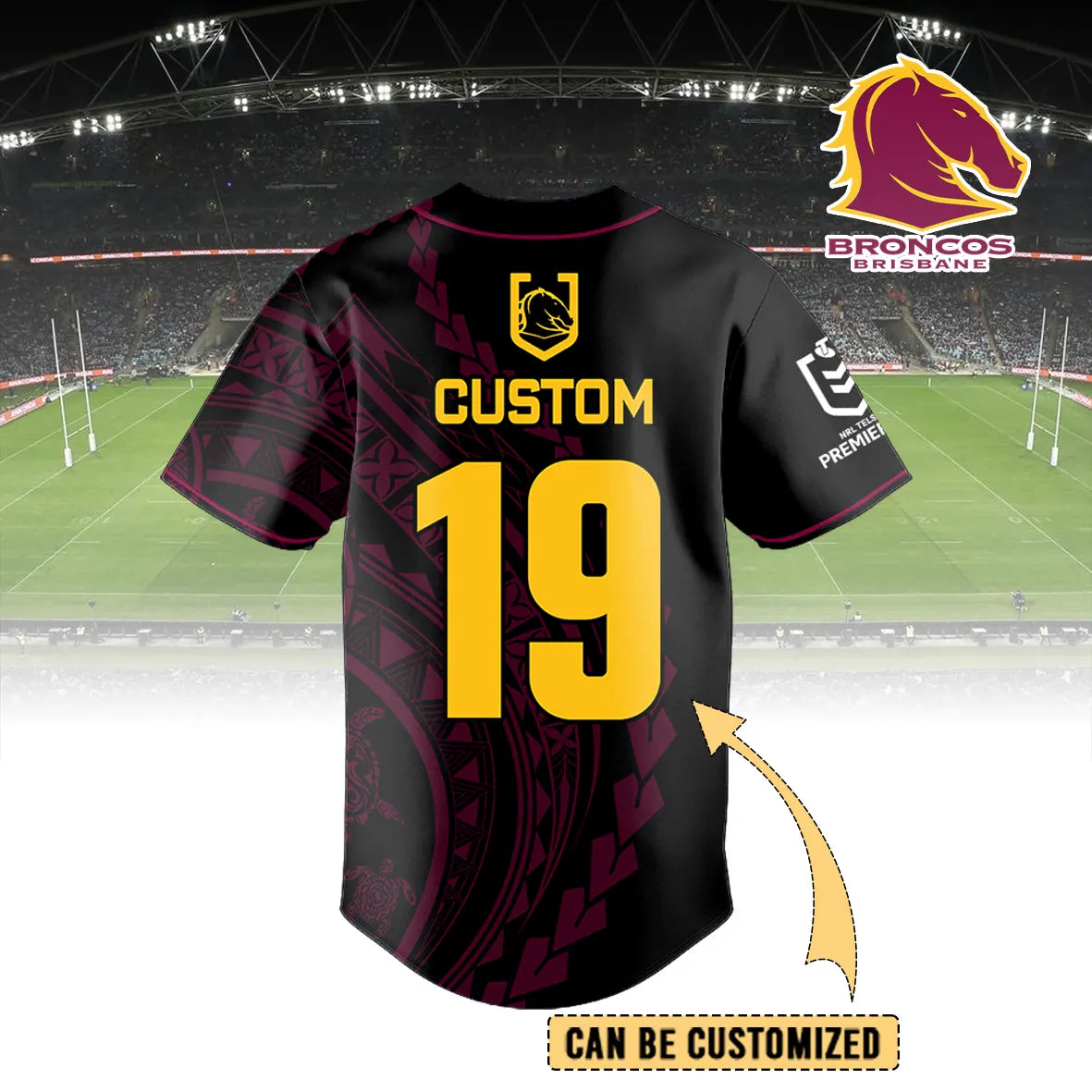 BRI Personalized Custom Baseball Jersey 9