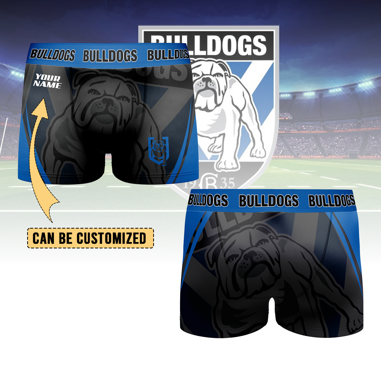 CBY Personalized Custom Boxer Briefs Men’s Underwear