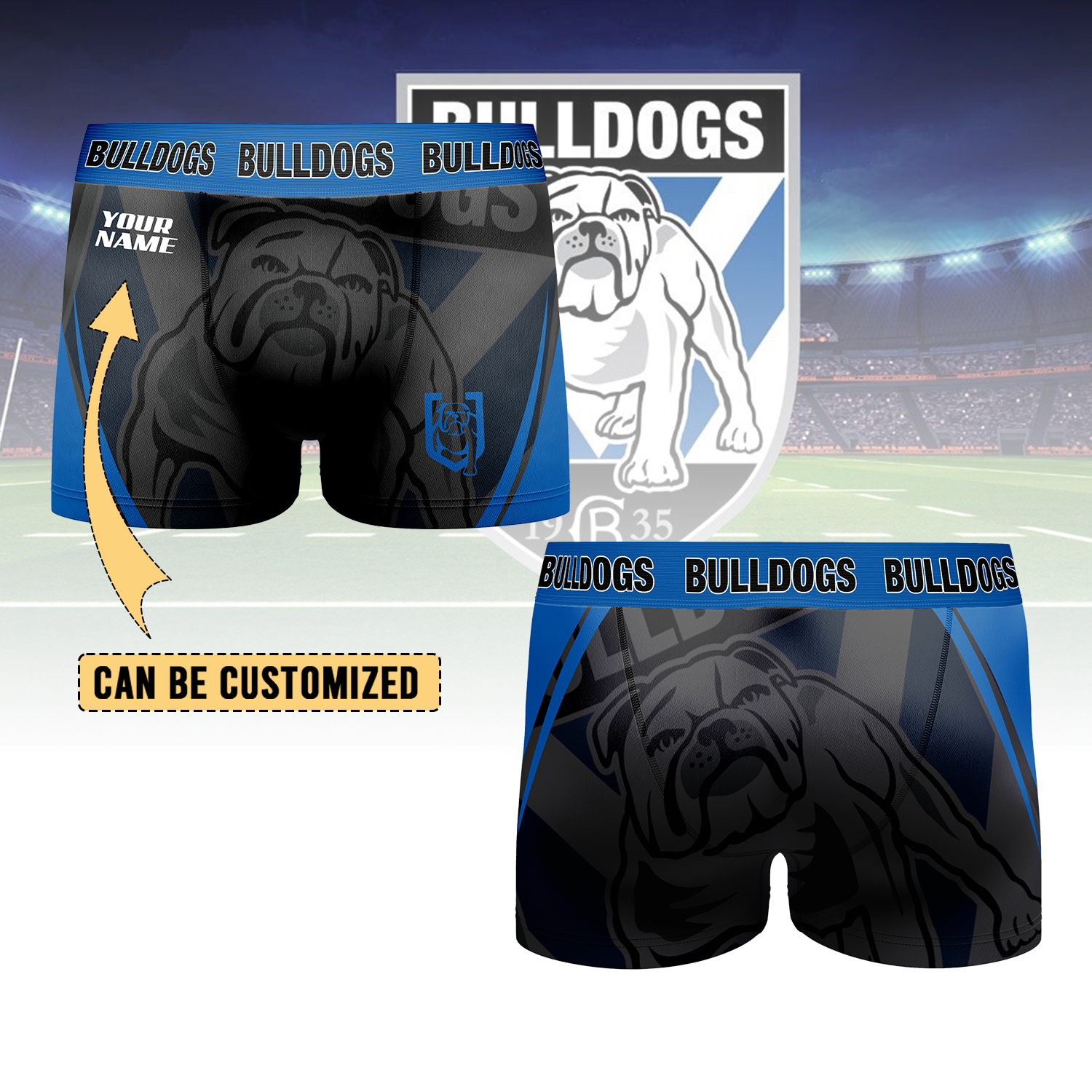 CBY Personalized Custom Boxer Briefs Men’s Underwear