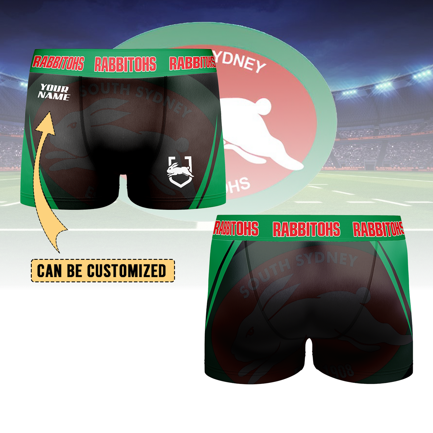 SOU Personalized Custom Boxer Briefs Men’s Underwear