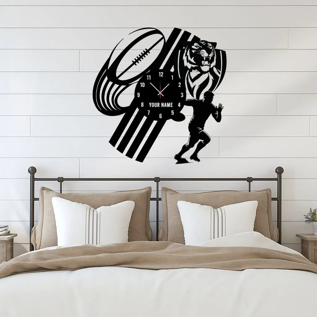 RIC Personalized Custom Vinyl Clock With Led For Home