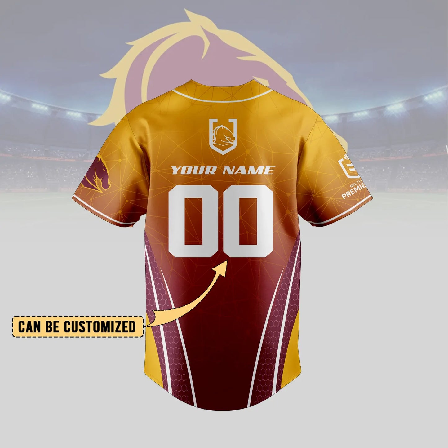 BRI Personalized Custom Baseball Jersey 5