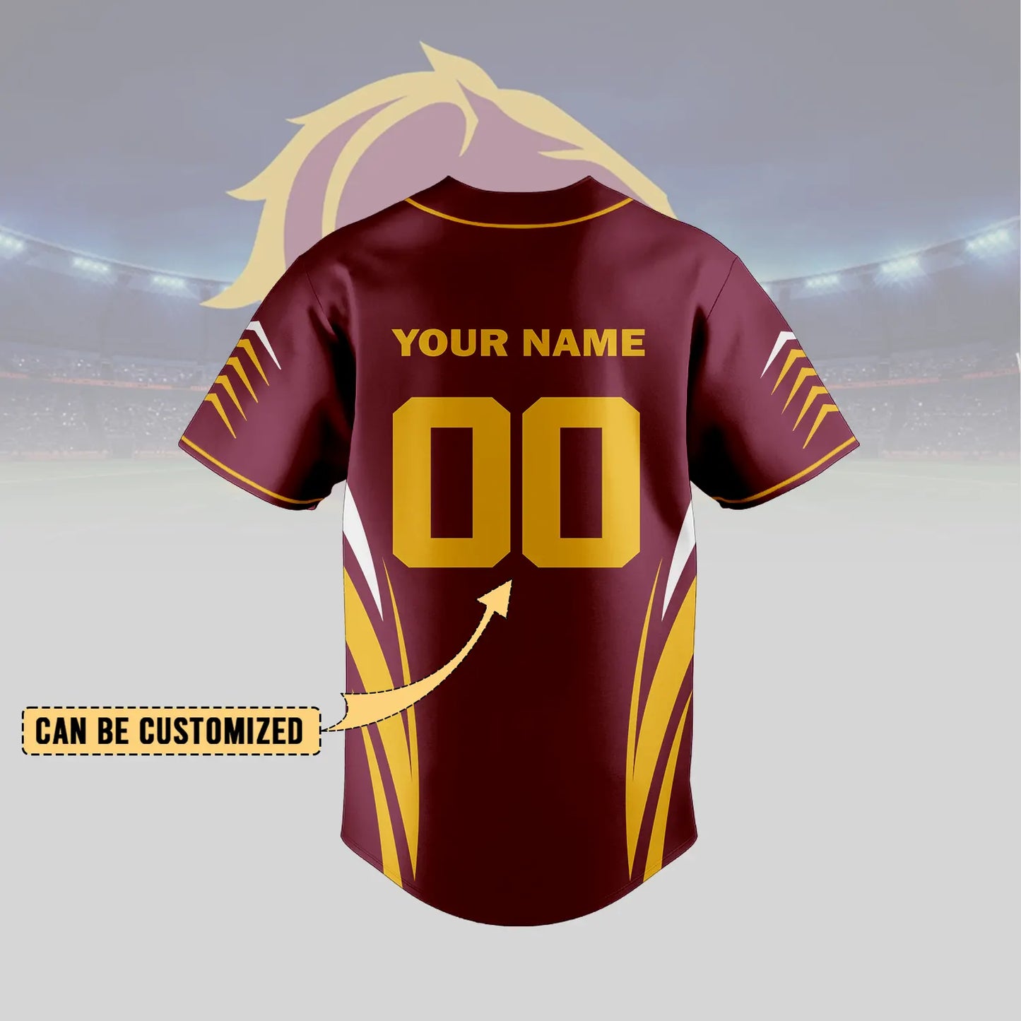 BRI Personalized Custom Baseball Jersey 6