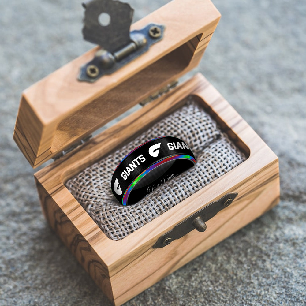 Personalized Engraved Ring Gift For Fans 37