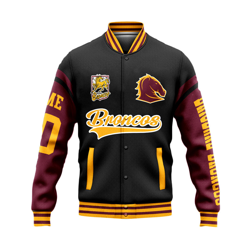 BRI Personalized Custom Baseball Jacket Gifts For Fans
