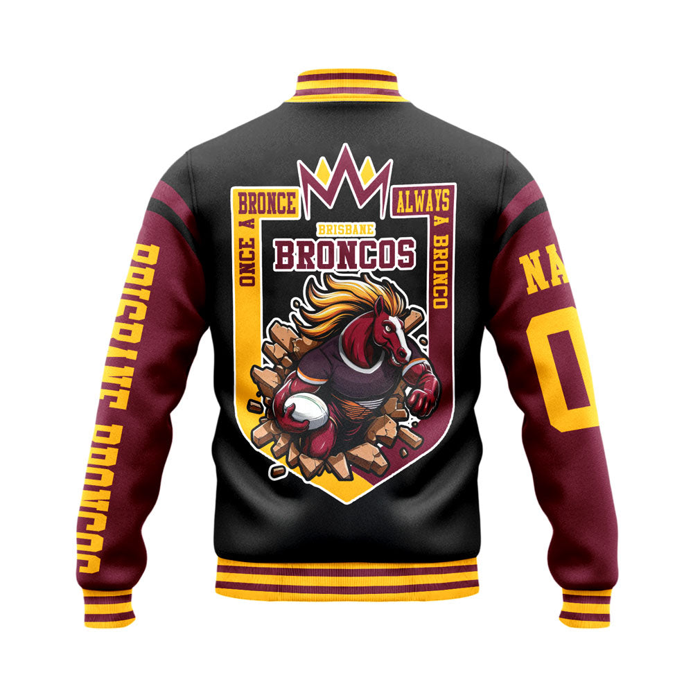 BRI Personalized Custom Baseball Jacket Gifts For Fans