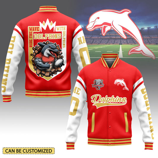 DOL Personalized Custom Baseball Jacket Gifts For Fans