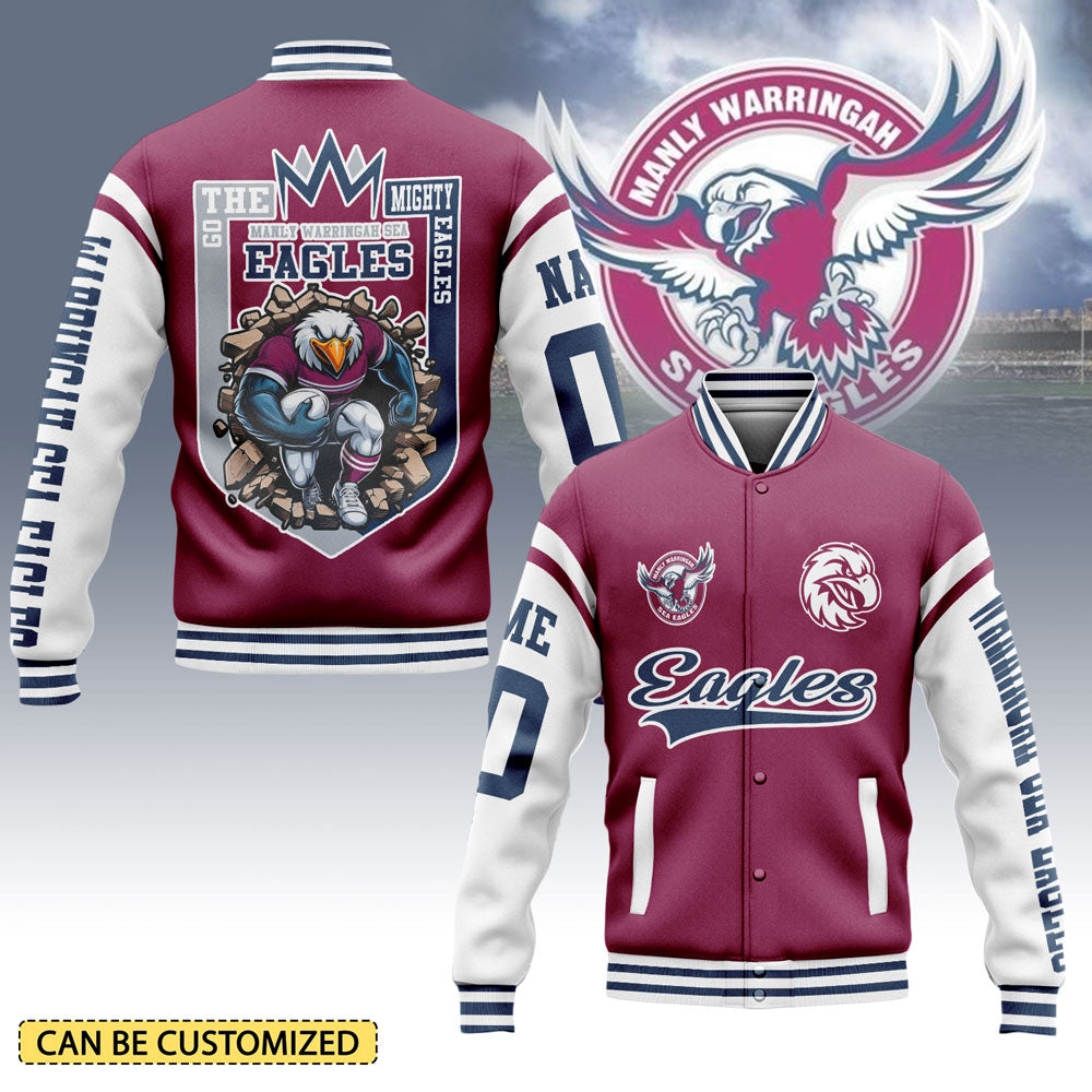 MAN Personalized Custom Baseball Jacket Gifts For Fans