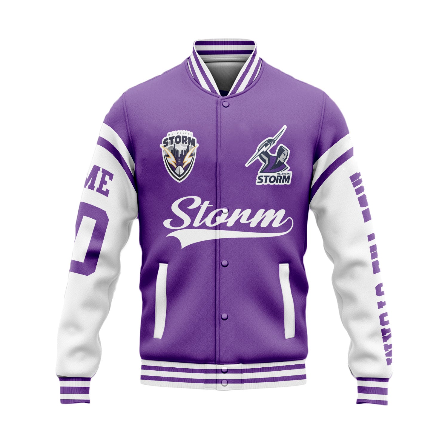 MEL Personalized Custom Baseball Jacket Gifts For Fans