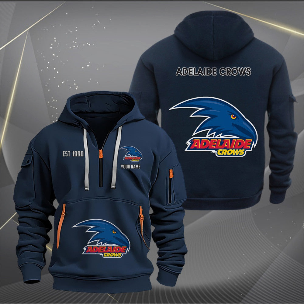ADE Personalized Custom Sports Hoodie Zipper