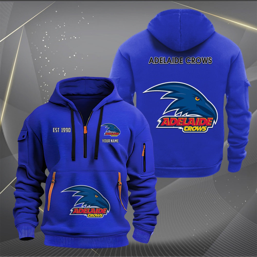 ADE Personalized Custom Sports Hoodie Zipper