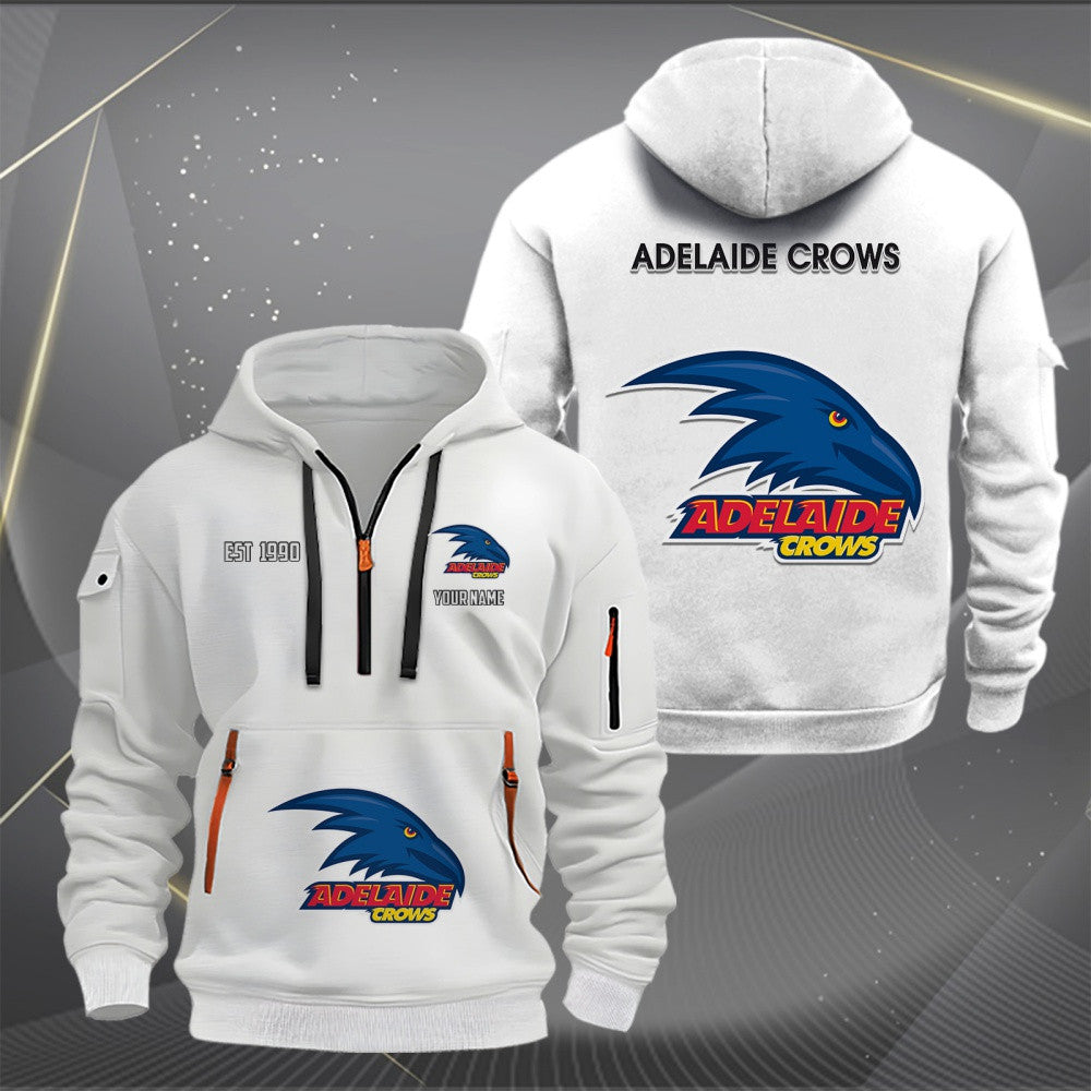 ADE Personalized Custom Sports Hoodie Zipper