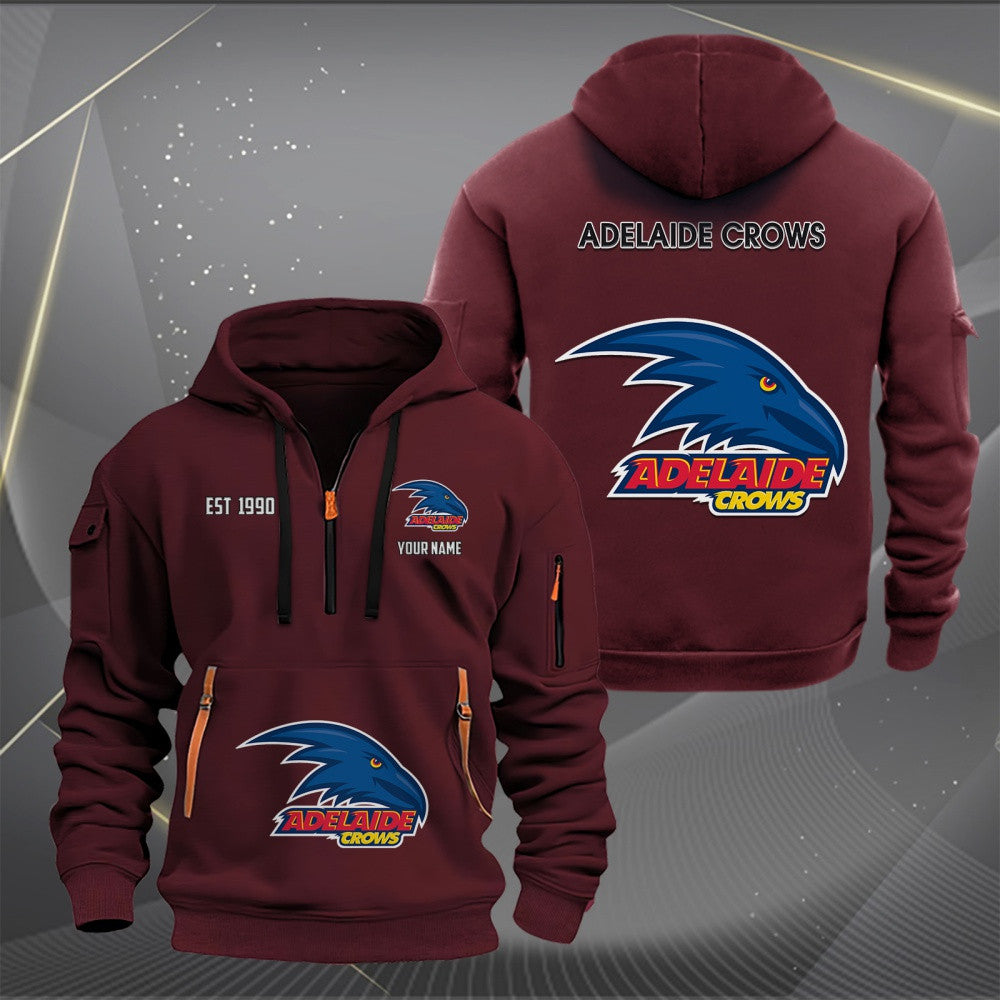 ADE Personalized Custom Sports Hoodie Zipper