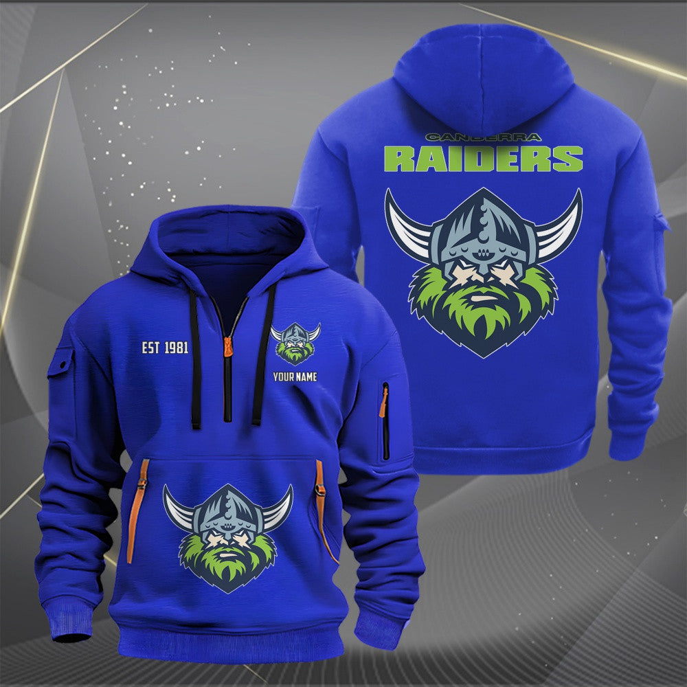 CAN Personalized Custom Sports Hoodie Zipper