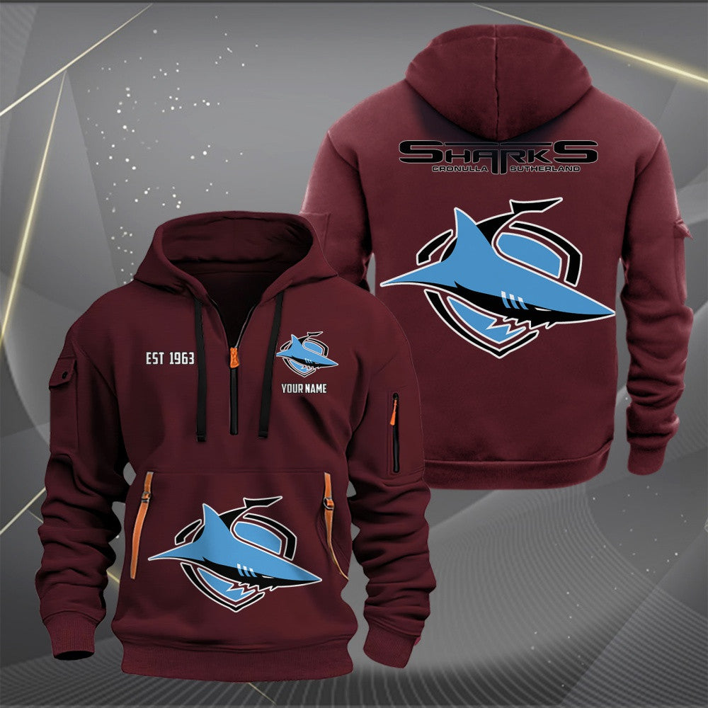 CRO Personalized Custom Sports Hoodie Zipper