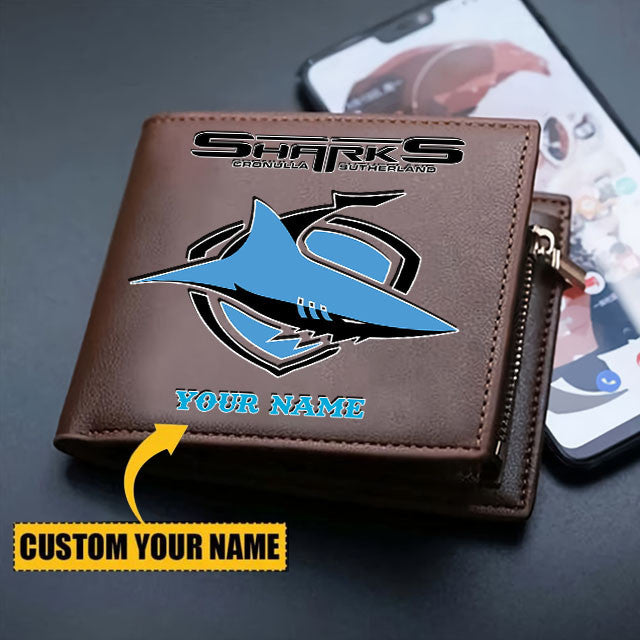 CRO Personalized Custom Zipper Folded Wallet