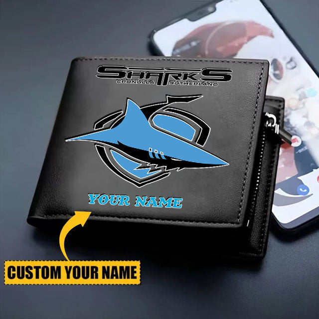 CRO Personalized Custom Zipper Folded Wallet