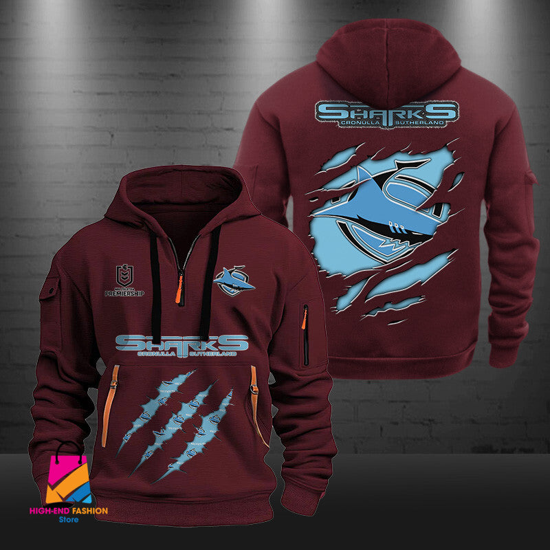 CRO Sports Hoodie Zipper