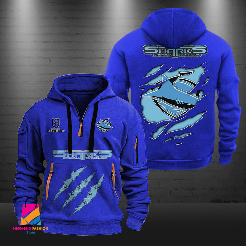 CRO Sports Hoodie Zipper
