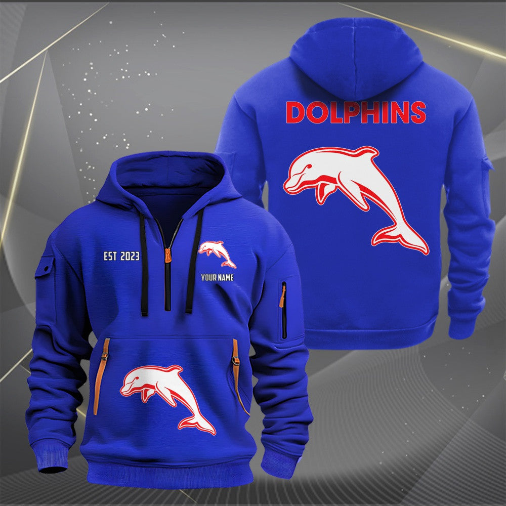 DOL Personalized Custom Sports Hoodie Zipper