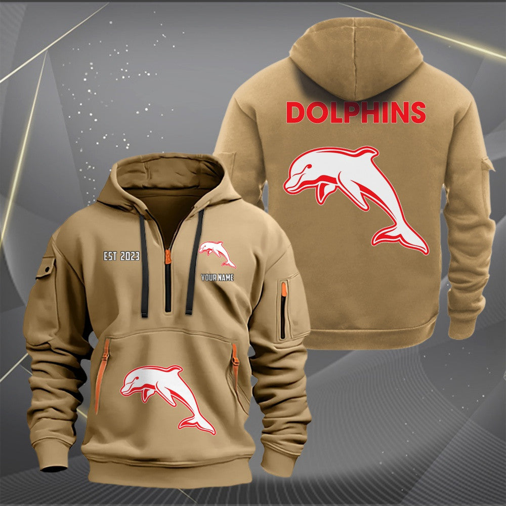 DOL Personalized Custom Sports Hoodie Zipper