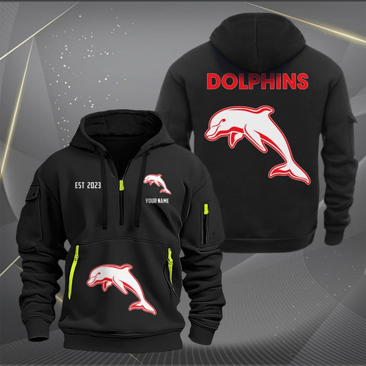 DOL Personalized Custom Sports Hoodie Zipper